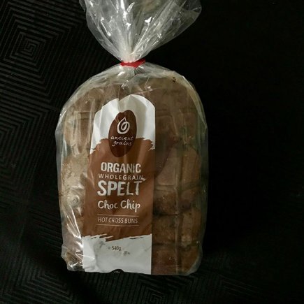 Wholemeal Hot X Buns Choc Chip (6 Pk) 540g