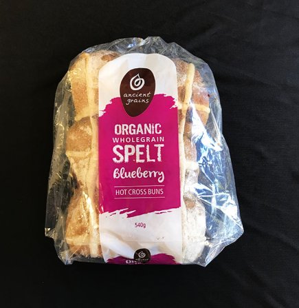 Wholemeal Hot X Buns Blueberry (6 pk) 540g