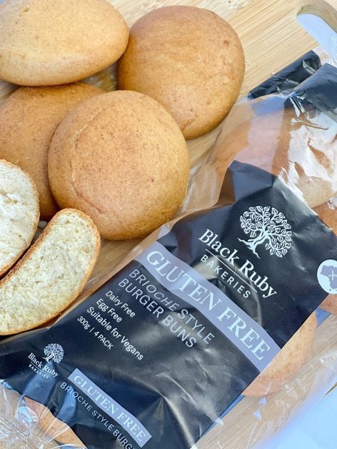 BR Gluten Free Brioche Style Burger Buns 300g (4 pack)  4x75g