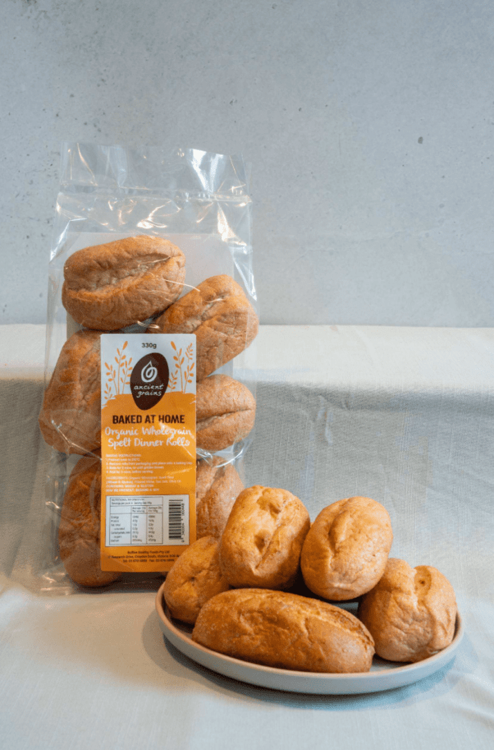 AG B@H Spelt Wholemeal Dinner Rolls 330g
