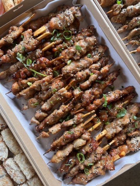 Lemongrass Chicken Skewers