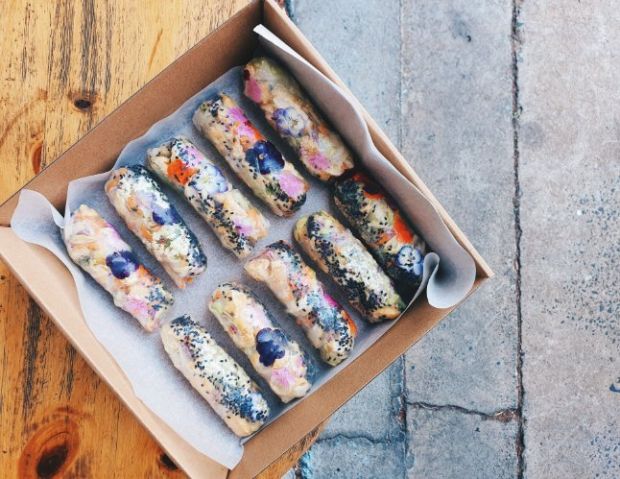 Tofu Rice Paper Rolls