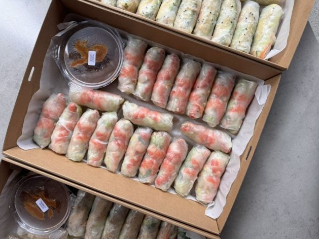 Prawn Rice Paper Rolls