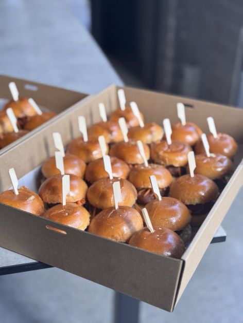 Pork Sausage (Nem Nuong) Brioche Sliders