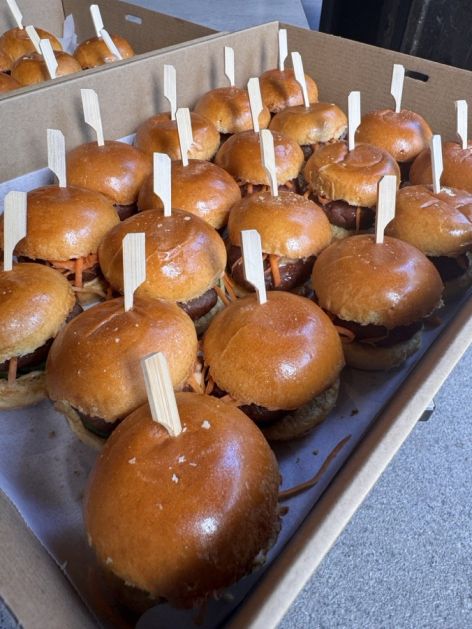 Pork Sausage (Nem Nuong) Brioche Sliders