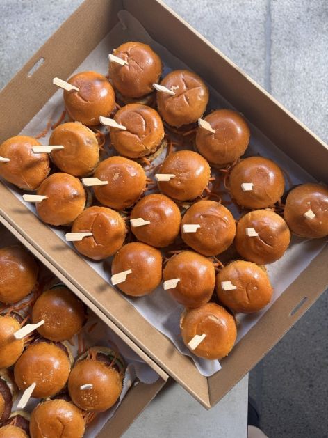 Pork Sausage (Nem Nuong) Brioche Sliders