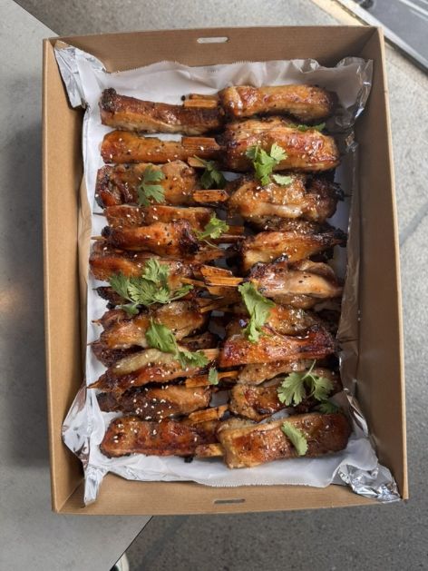 Lemongrass Chicken Skewers