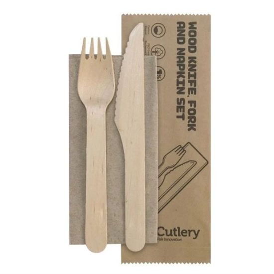 Wooden Cutlery Set 