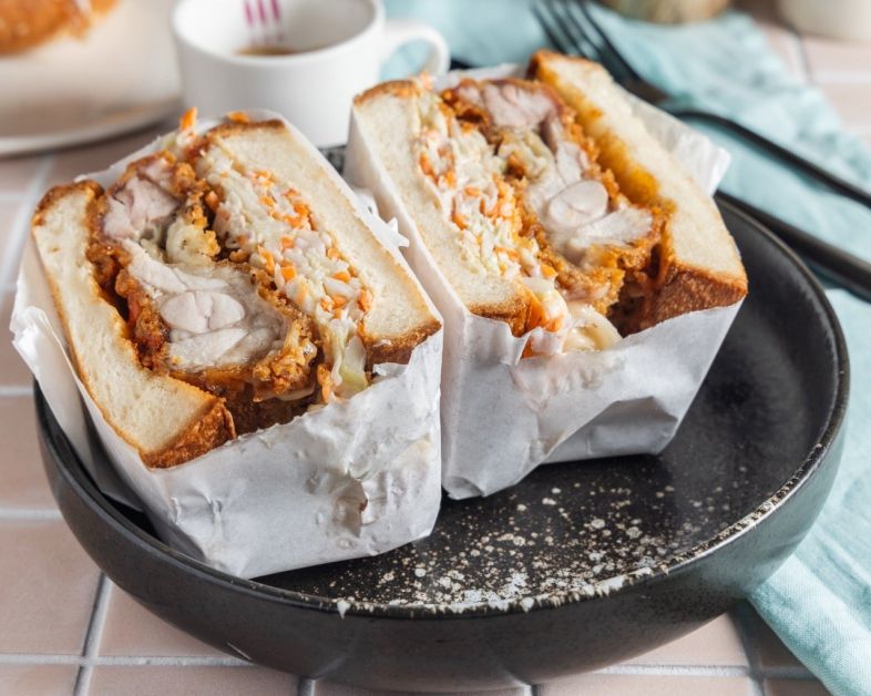 Mini Vietnamese Fried Chicken Sando