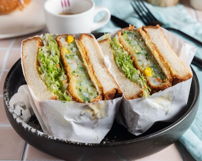 Mini Prawn Katsu Sando 