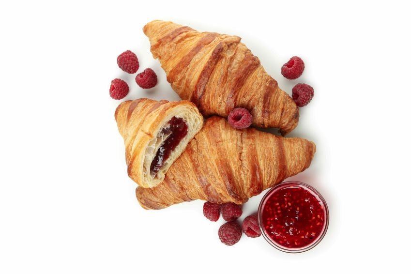 Raspberry Filled Croissant- 1 per serve