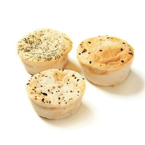 Assorted Mini Pies with Tomato Sauce.- 1 per serve