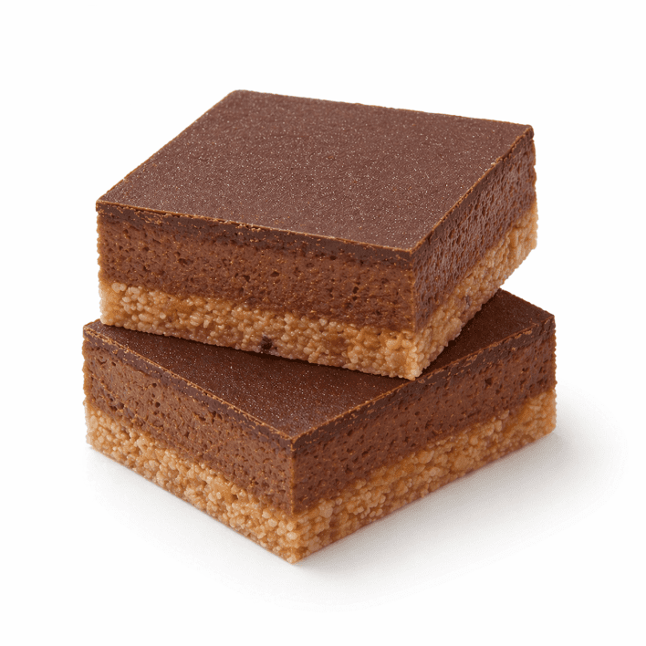 Raw Snikka Choc Peanut Slice- 1 per serve. Contains nuts.