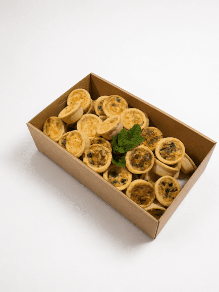 Assorted Mini Quiches- 2 per serve