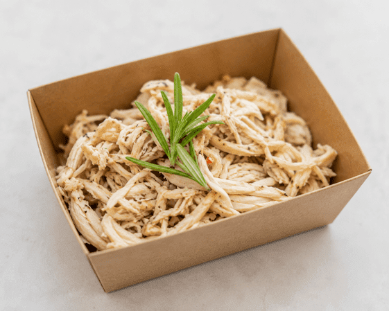Shredded chicken (60g) (served cold)
