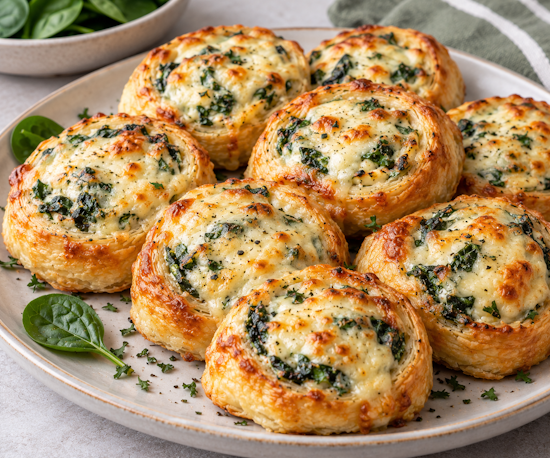 Scrolls - Spinach and Ricotta- 1 per serve 