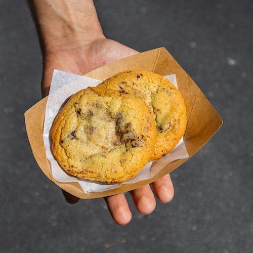 Salted Chocolate Chip cookie for morning & afternoon tea catering | Auckland