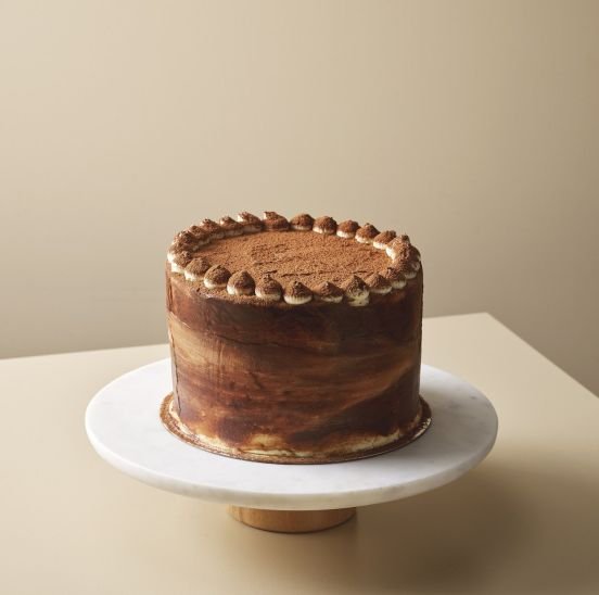 Tiramisu with Hazelnut Ganache & Cookie Crumble