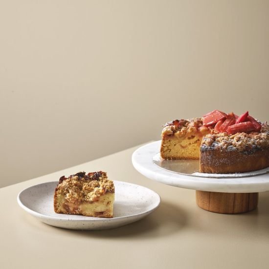 Rhubarb & Apple Crumble Morning Tea Cakes | Catering Auckland | Scratch Bakers