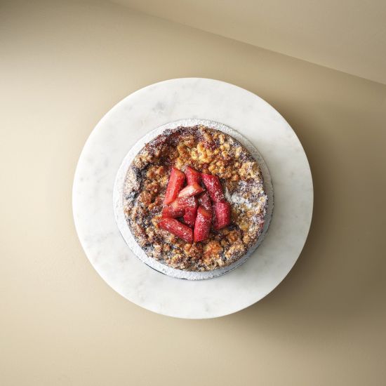 Rhubarb & Apple Crumble Morning Tea Cakes | Catering Auckland | Scratch Bakers