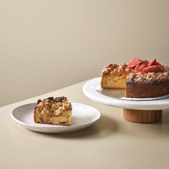 Rhubarb & Apple Crumble Morning Tea Cakes | Catering Auckland | Scratch Bakers