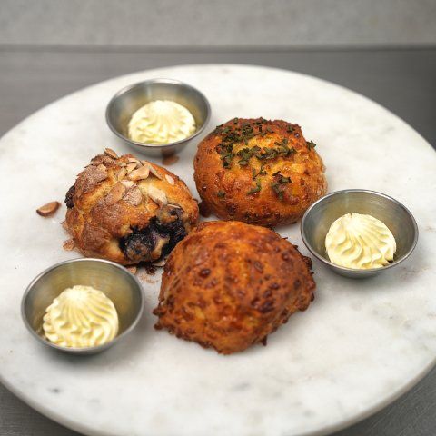Platter of scones for morning & afternoon tea catering | Auckland