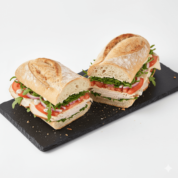 Assorted Filled Crusty Baguettes 