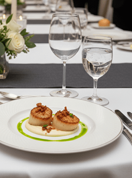 Three Course Plated - Entree, Main & Dessert