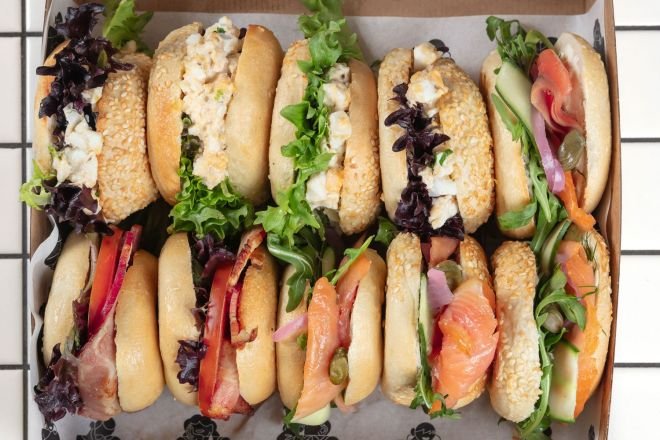 Breakfast Bagels