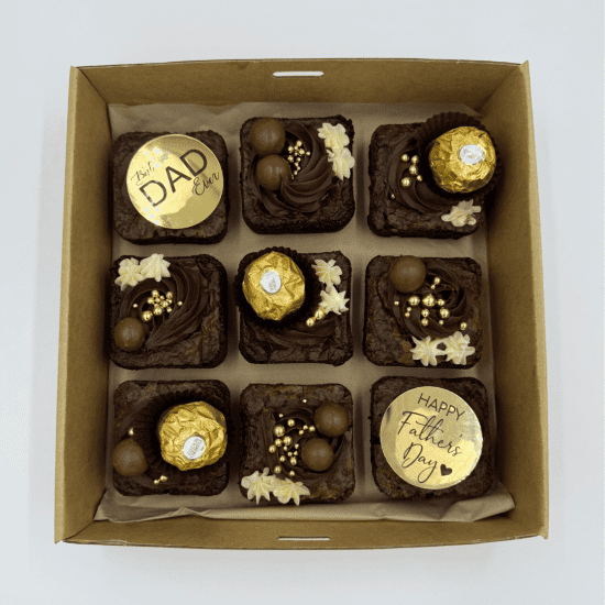 Father's Day Brownie Gift Box