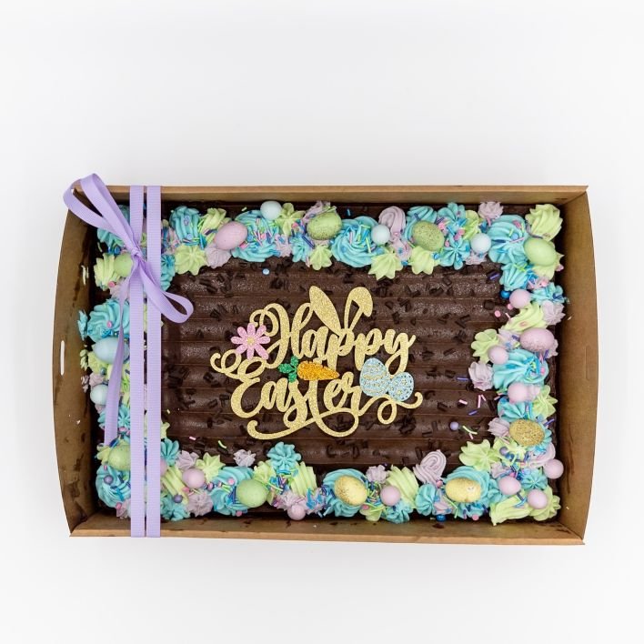Easter Chocolate Slab Cake 