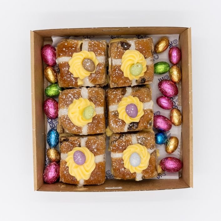 Easter Custard Hot Cross Buns