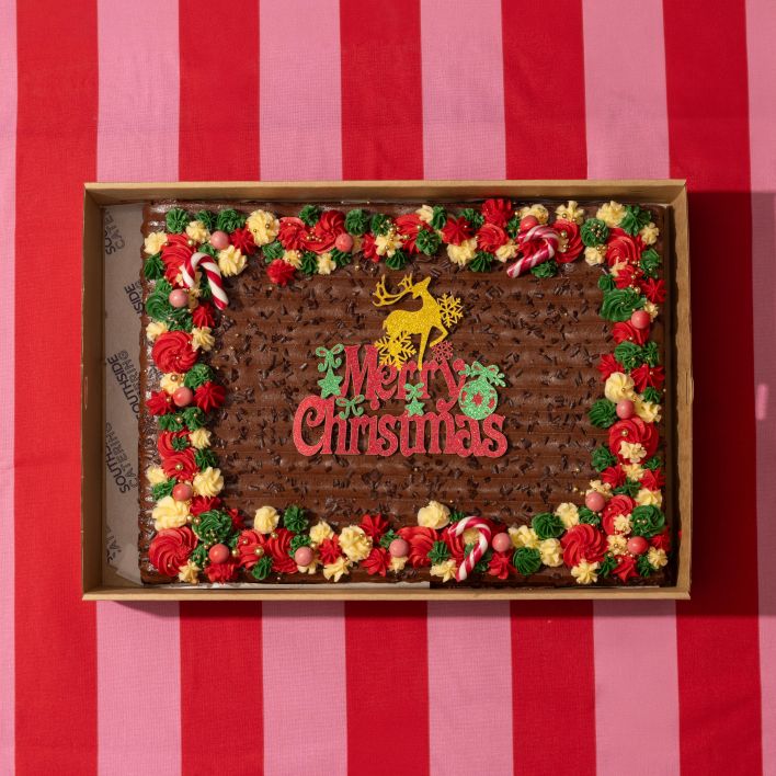 Christmas Slab Cake