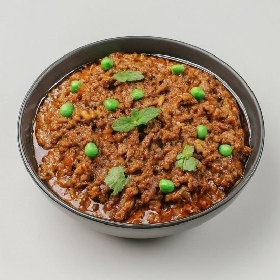 Beef Keema (Mince) Masala with Steamed Rice