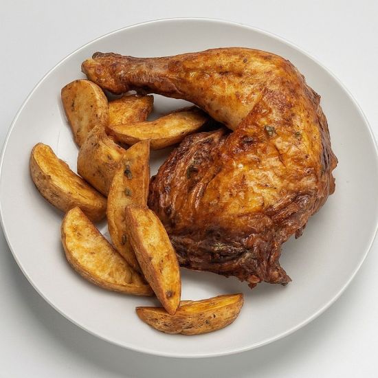BBQ Chicken with Roast Potato
