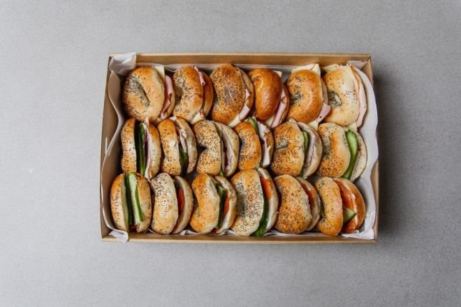 Breakfast Bagel (cocktail size)