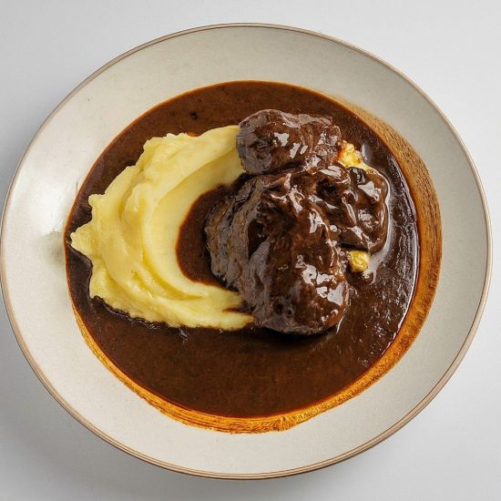 Braised Beef with Mash Potato