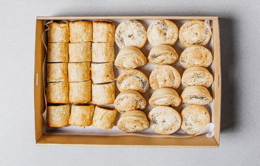 Cocktail Pies & Sausage Rolls, Box of 20