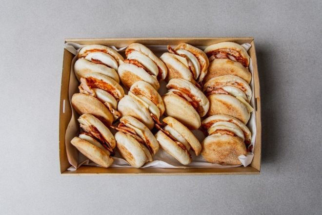 Bacon & Egg English Muffin Boxes