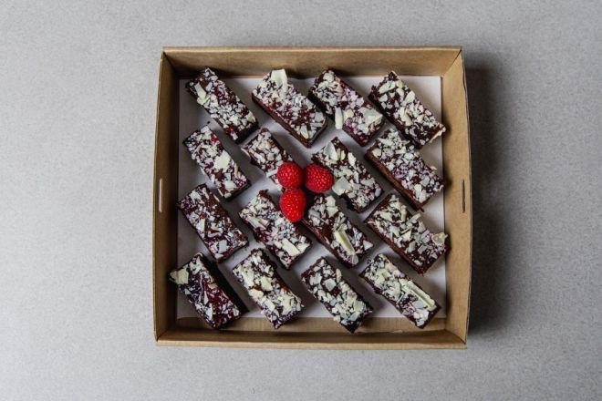 Raspberry Brownies