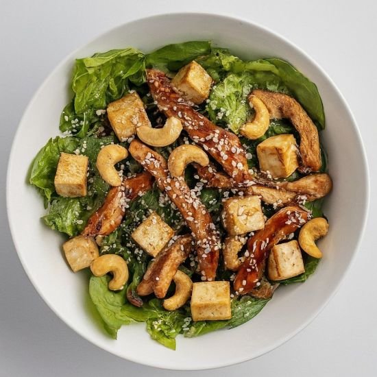 Teriyaki Chicken with Asian Greens & Tofu