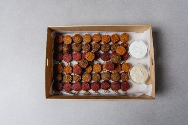 GF & Vegetarian Arancini & Falafels