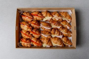 Cheese & Tomato Croissants - Box of 36