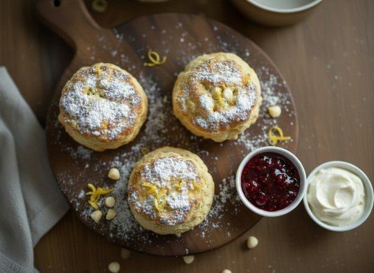Lemon & White Chocolate Scone Boxes