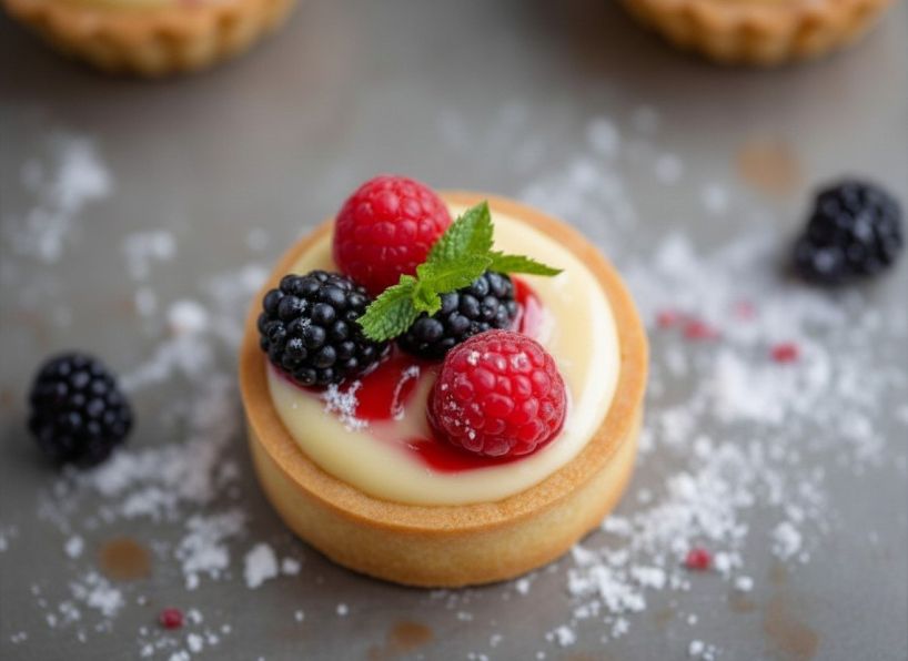 Sweet Lemon Custard Tartlets, Pack of 16