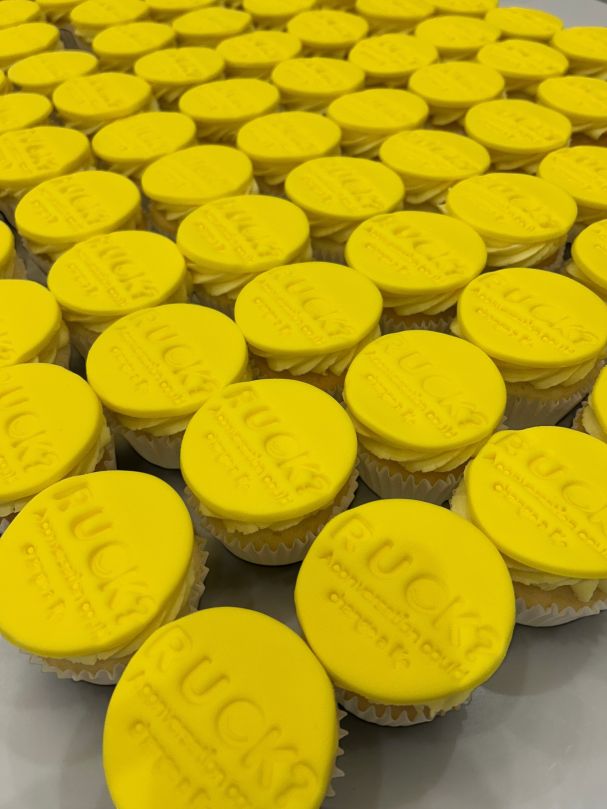 RUOK Vanilla Cupcakes, Box of 12