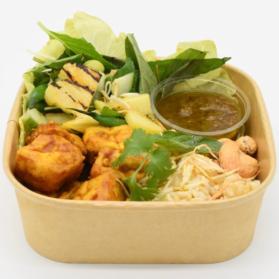 Brown Rice & Tofu Salad Bowl