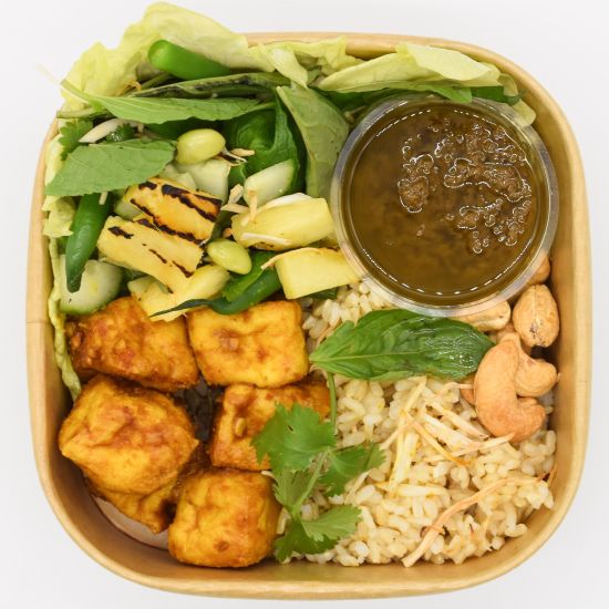 Brown Rice & Tofu Salad Bowl