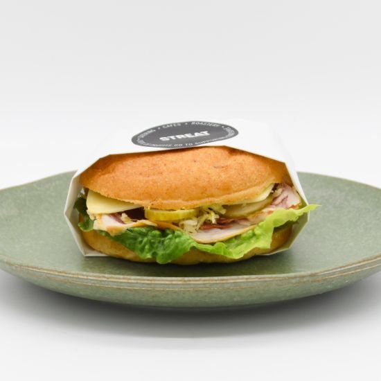 Gluten Free Mediterranean Lamb Bagel