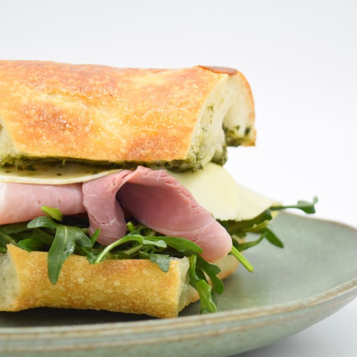 Ham & Mozzarella Focaccia